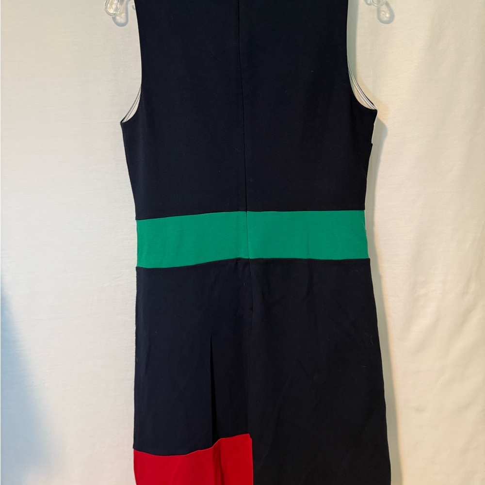 Women's Philosophy Designer Red White & Navy Stripped Sheath Dress Size 4 - Picture 3 of 7
